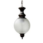 Manifattura Italiana - Plafondlamp - Lantaarn met bol van, Antiek en Kunst