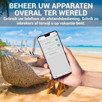 Smartify Slimme Stekker - Smart Plug - Incl. Tijdschakelaar, Ophalen of Verzenden, Zo goed als nieuw