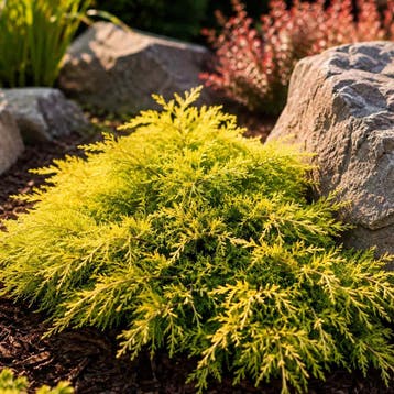 Jeneverbes pfitzeriana `Old Gold` container (P11) Coniferen, Verzenden, Conifeer, Struik