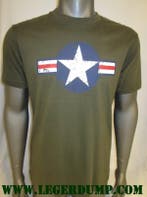 T-shirt groen Army WW-II Fostex (T-shirts, Kleding), Ophalen of Verzenden, Nieuw