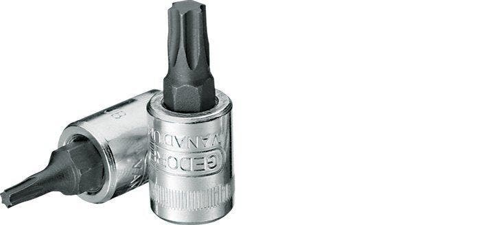 1/4 Gedore Red Dopsleutel voor TX20 Torx-Bouten [2 Stuks], Doe-het-zelf en Verbouw, Gereedschap | Handgereedschap, Nieuw, Verzenden