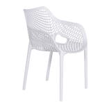 Garden Impressions Air XL kunststof tuinstoel wit, Tuin en Terras, Tuinsets en Loungesets, Verzenden, Nieuw