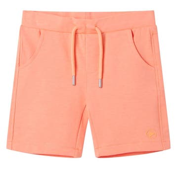 vidaXL Kindershorts met trekkoord 140 neonoranje, Verzenden, Nieuw
