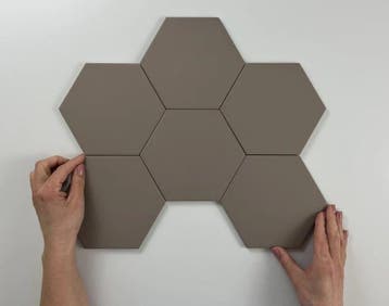 Vloertegel/Wandtegel Taupe 15x17cm (Muurtegels), Doe-het-zelf en Verbouw, Tegels, Keramiek, Nieuw, Minder dan 20 cm, 10 m² of meer