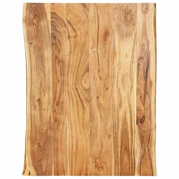 vidaXL Tafelblad 80x(50-60)x2,5 cm massief acaciahout, Verzenden, Nieuw