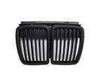 Mat Zwarte Nieren Gril BMW 3 serie E30 B0108, Nieuw