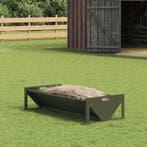 vidaXL Voederbak voor vee Olijf Groen 108 x 50 x 28 cm, Dieren en Toebehoren, Verzenden, Nieuw