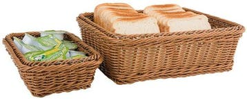 Brood mand bruin voor buffet | 6 formaten, Verzenden