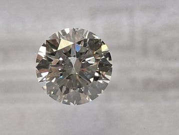 1 pcs Diamant (Natuurlijk) - 0.40 ct - Rond - G - VVS1 -, Nieuw