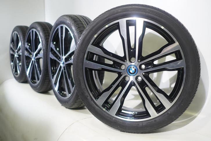 BMW i3s 431 20 inch velgen Bridgestone Zomerbanden Nieuw Ori, Auto-onderdelen, Banden en Velgen, Velg(en), Gebruikt, 20 inch, Zomerbanden