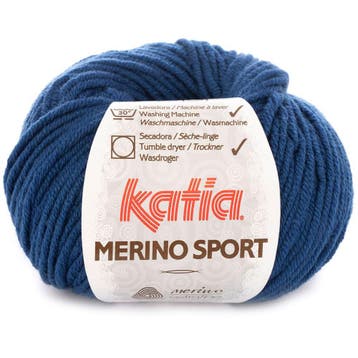 Katia Concept Merino Sport - 51 blauw - Wol Garen, Ophalen of Verzenden, Nieuw
