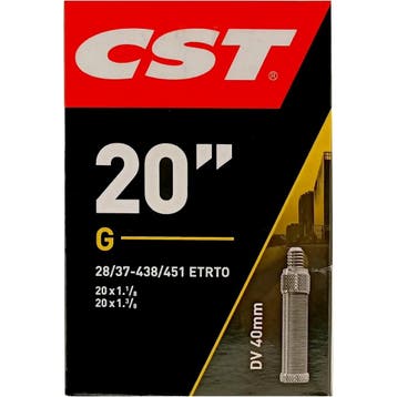 CST Binnenband 20x1 3/8 - ETRTO 28/37-438/451 - Dunlop ve..., Ophalen of Verzenden, Nieuw, Band