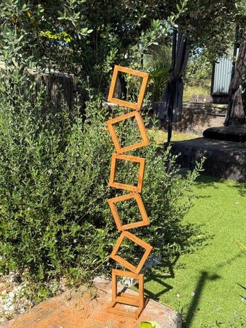 Ana Lucia B.M - Sculpture Corten - XL - No Reserve