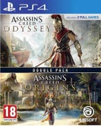 Assassins Creed Odyssey + Origins - Double Pack PS4, Spelcomputers en Games, 1 speler, Ophalen of Verzenden, Zo goed als nieuw