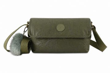 Kipling Schoudertas Groen, Sieraden, Tassen en Uiterlijk, Tassen | Damestassen, Verzenden, Zo goed als nieuw, Groen