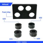 ToolLine | Persbekken U | 4 Persbekken | BONFIX perstang, Verzenden, Nieuw