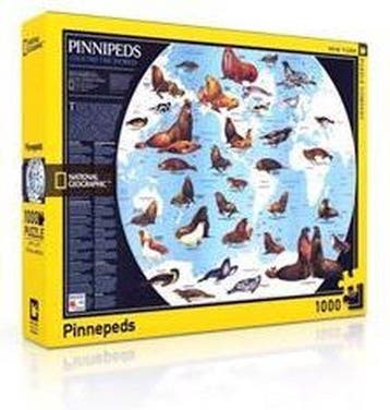 Pinnipeds - NYPC National Geographic Collectie Puzzel 1000, Hobby en Vrije tijd, Verzenden, Nieuw