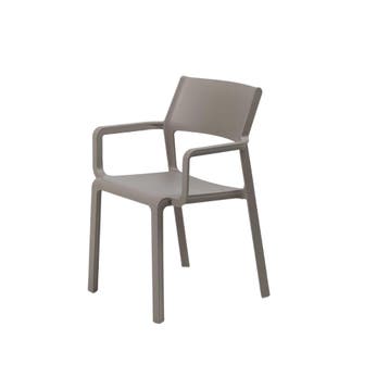 Nardi Trill dining Tortora - Diningstoel 58x53x82cm (LxBxH), Nieuw