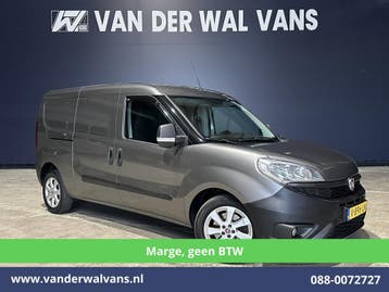 Fiat Doblò | Cargo 1.6 MJ 120pk **MARGE, geen BTW** L2H1, Auto's, Gebruikt, Euro 6, Dealer onderhouden, Zilver of Grijs