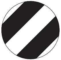 Stip gestreept - Wit & Rood - Anti - slip -, Verzenden