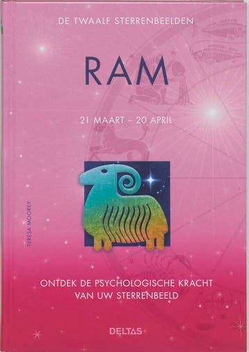 De twaalf sterrenbeelden / Ram / Ontdek de psychologische, Boeken, Verzenden, Zo goed als nieuw, Teresa Moorey