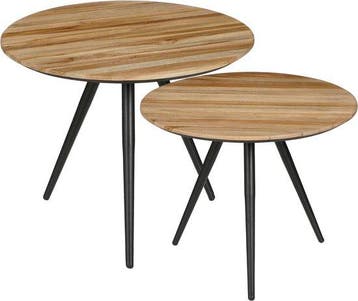 2dekans | Mica Decorations Jailey Bijzettafel - Set van 2 -, Ophalen of Verzenden, Zo goed als nieuw