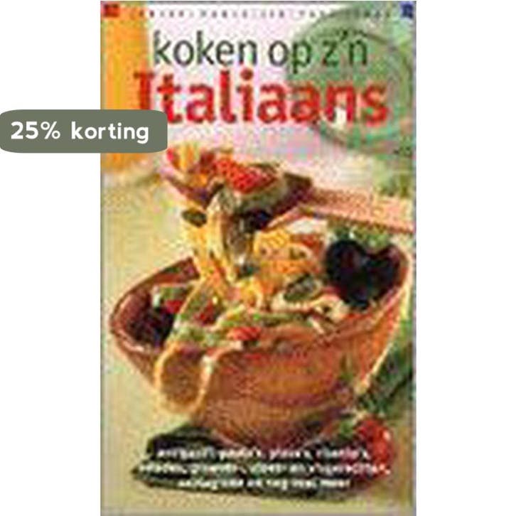 Koken op zn Italiaans 9789066111165 I. van Blommestein, Boeken, Kookboeken, Gelezen, Verzenden