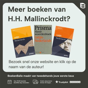 Prisma Latijn-Nederlands / Prisma woordenboeken, Boeken, Verzenden, Gelezen, H.H. Mallinckrodt