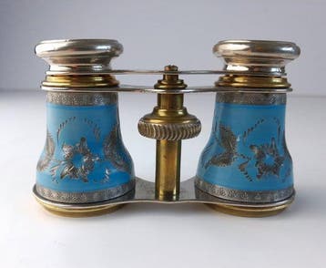Toneelkijker - Opera glasses - Floral Decoration - 1950-1960