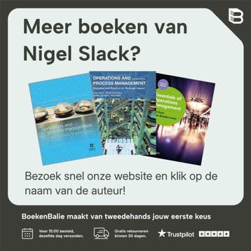 Operations Management - Nigel Slack 9781292253961, Verzenden, Zo goed als nieuw, Nigel Slack