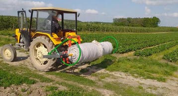 Oproller Oprolmachine Afroller Folie Druppelslang, Verzenden, Bollenteelt, Gewasbescherming en Bemesting