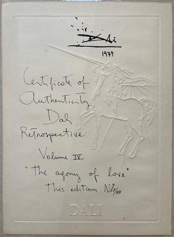 Salvador Dali (1904-1989) - Agony of Love