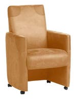 Eetkamerstoel Ron - eetkamerstoelen - Beige, Nieuw, Stof