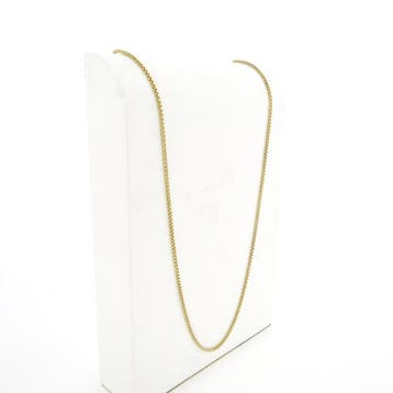 Lange gouden Venetiaanse schakelketting, Ophalen of Verzenden, Gebruikt, Goud, Goud