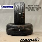 255/40/20 101W AO Michelin winterbanden 5,5mm profiel 2X, Gebruikt, 255 mm, Band(en), Personenwagen
