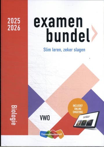 Examenbundel vwo Biologie 20252026 9789006994773, Boeken, Verzenden, Zo goed als nieuw