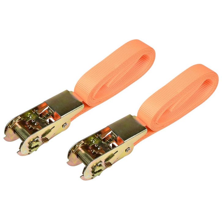 Hofftech Spanbanden met ratel - 2 haken - 3,5 meter - 2 s..., Auto diversen, Aanhangwagen-onderdelen, Nieuw, Ophalen of Verzenden