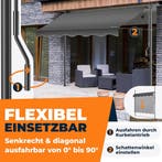 Klemluifel - Balkon luifel - Verticale luifel - 200 cm - Ant, Tuin en Terras, Verzenden, Zo goed als nieuw