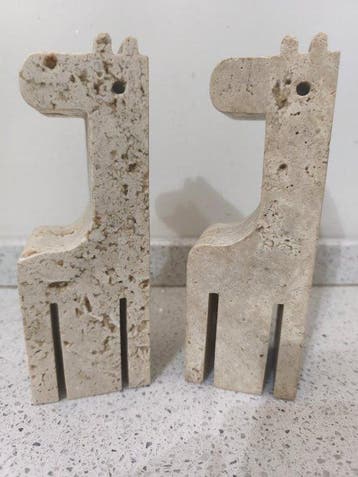 Fratelli Mannelli - Fratelli Mannelli - sculptuur, Giraffe, Antiek en Kunst