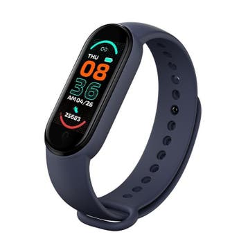 Stappenteller hartslagmeter trackerband smartband 6 M6 *ZWAR, Verzenden, Nieuw