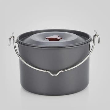 Kampeerpan Hangend 3L Aluminium Outdoor Kookpan Draagbaar vo, Verzenden, Nieuw