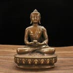 Figuur - A fine brass figure of Bhaisajyaguru (Medicine