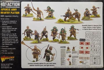 Japanese infantry platoon (Bolt action nieuw), Ophalen of Verzenden, Nieuw