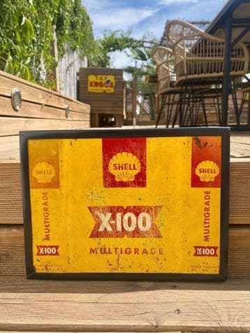 Shell - Reclamebord - Metaal