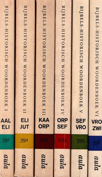 Bijbels-historisch woordenboek: Set van 6 boeken : Aula 391, Verzenden, Zo goed als nieuw
