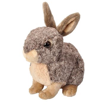 Wild Republic konijn knuffel - pluche - lichtbruin - 30 cm, Verzenden, Nieuw
