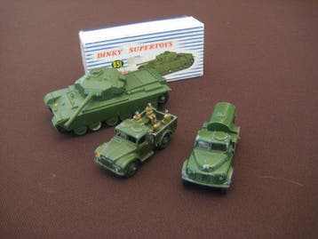 Dinky Toys - Modelmachines (3) - Centurion Tank, Army 1 Ton, Nieuw