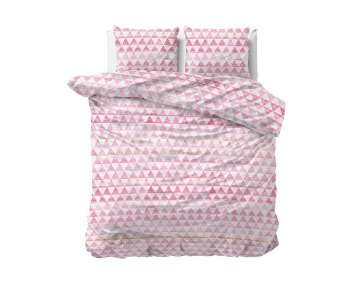 Sleeptime Elegance Jade Roze - 240X200/220 + 2 x kussenslope, Huis en Inrichting, Slaapkamer | Beddengoed