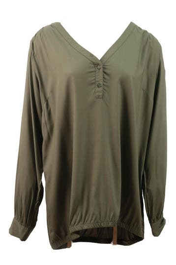 Kaffe Curve Blouse in maat 46 Groen, Kaffe Curve, Verzenden, Zo goed als nieuw, Groen