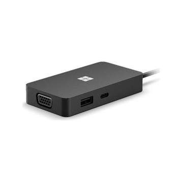 Microsoft Surface USB-C Travel Hub Zwart, Computers en Software, USB Sticks, Verzenden, Zo goed als nieuw